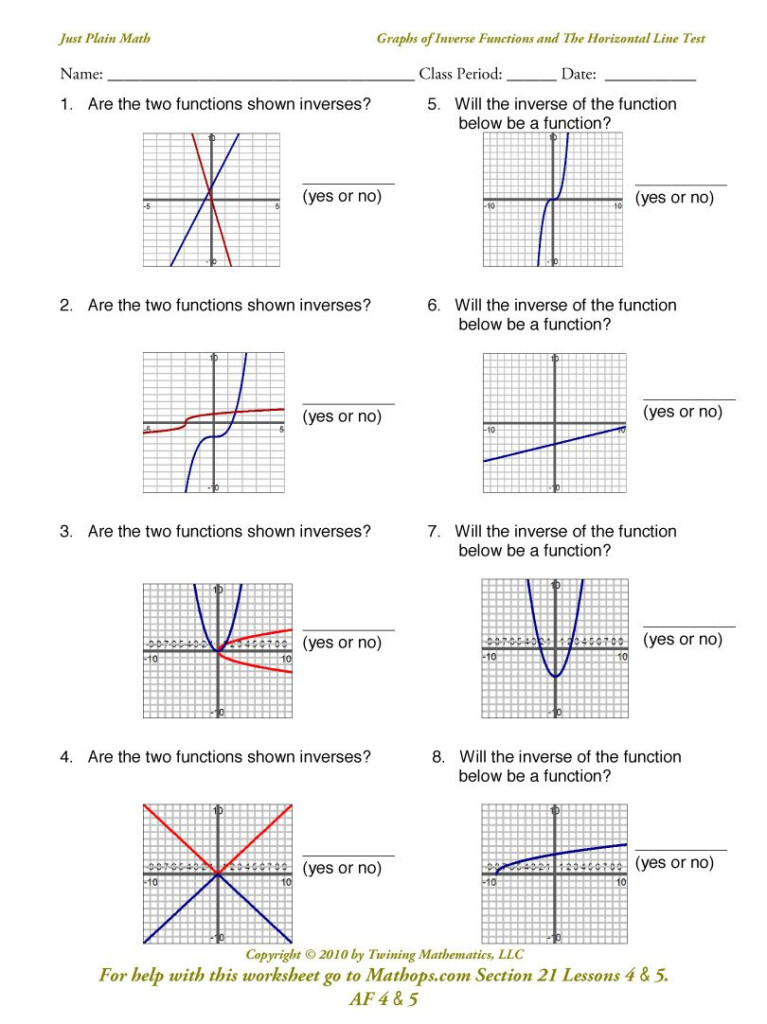 graphing-inverse-functions-worksheet-with-answers-worksheet-function-worksheets