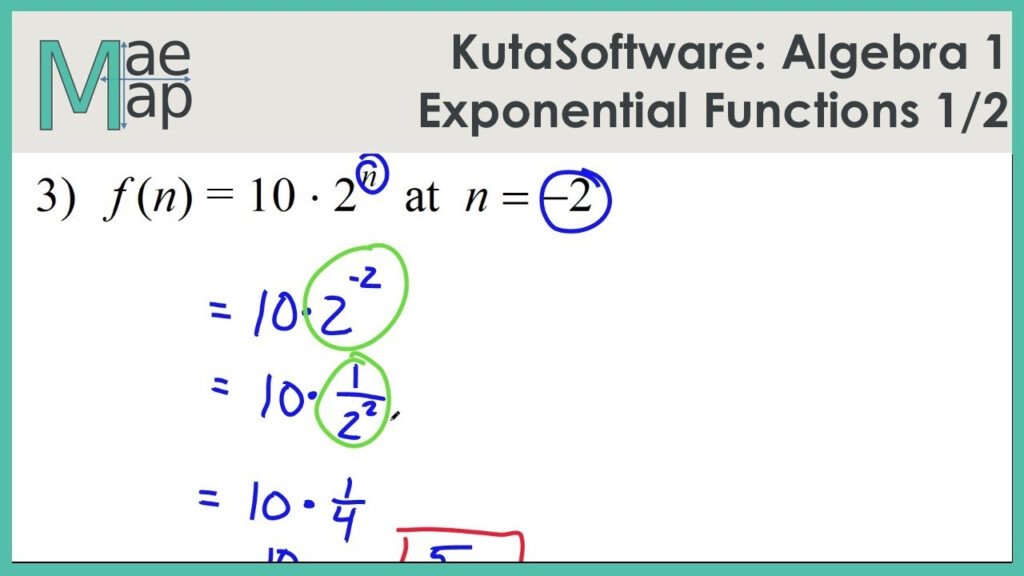 Transformations Of Exponential Functions Worksheet Kuta Flinkz