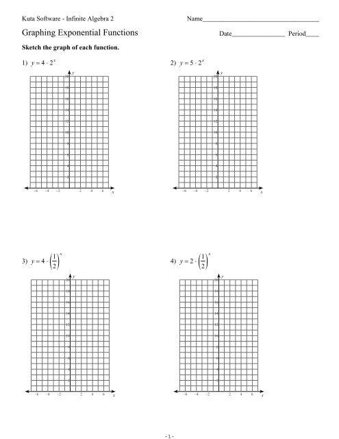 9 1 Graphing Exponential Functions Worksheet Answers Function Worksheets