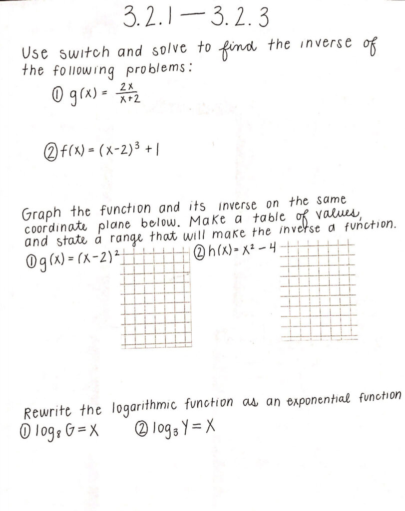 Precalculus Worksheets With Answers Pdf Briefencounters