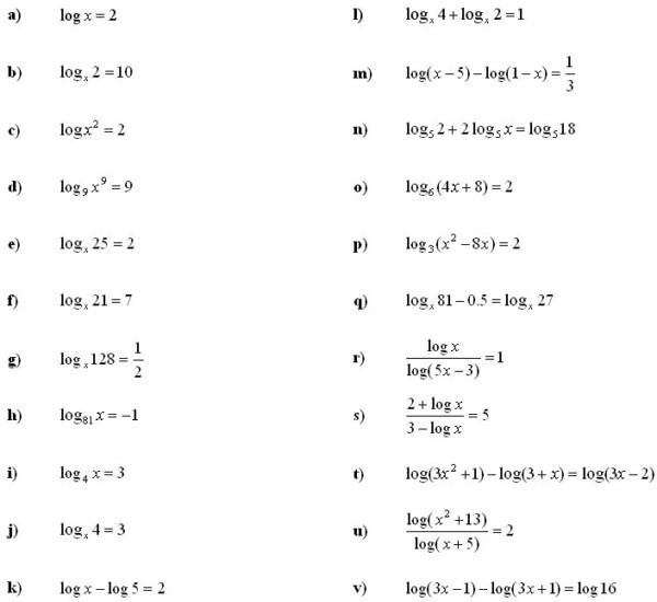 Solving Logarithmic Equations Practice Problems Jason Jackson s